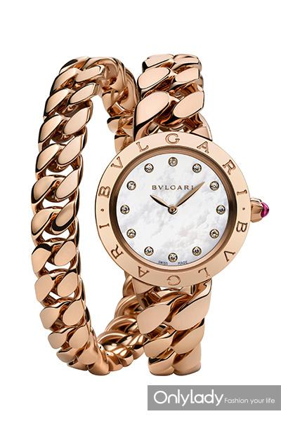 BVLGARI-BVLGARI-Catene系列玫瑰金链腕表