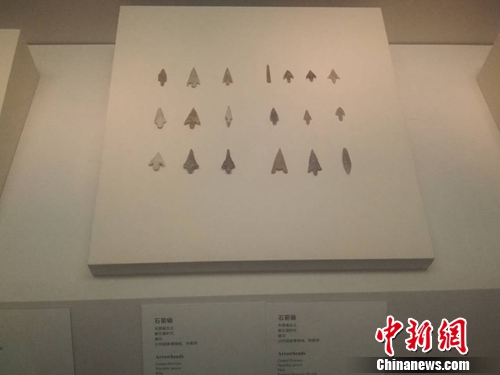 古老的石箭镞。上官云 摄 古老的石箭镞。上官云 摄